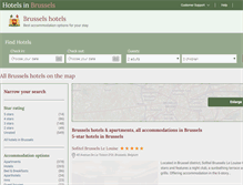 Tablet Screenshot of hotel-in-brussels.com